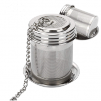 Cylinder Stainless Steel Fine Wire Mesh Tea Infuser Strainer Filter Handle Stainless Tea Strainer